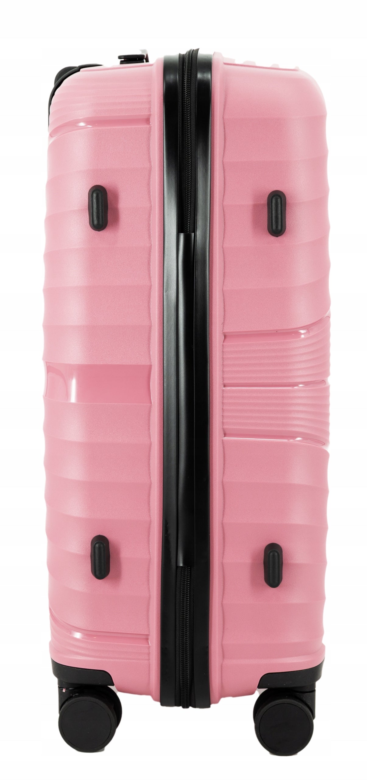 SUITCASE MEDIUM INDESTRUCTIBLE LIGHTWEIGHT POLYPROPYLENE TSA LANZARO ROSE GOLD Model PP082 M ROSE GOLD