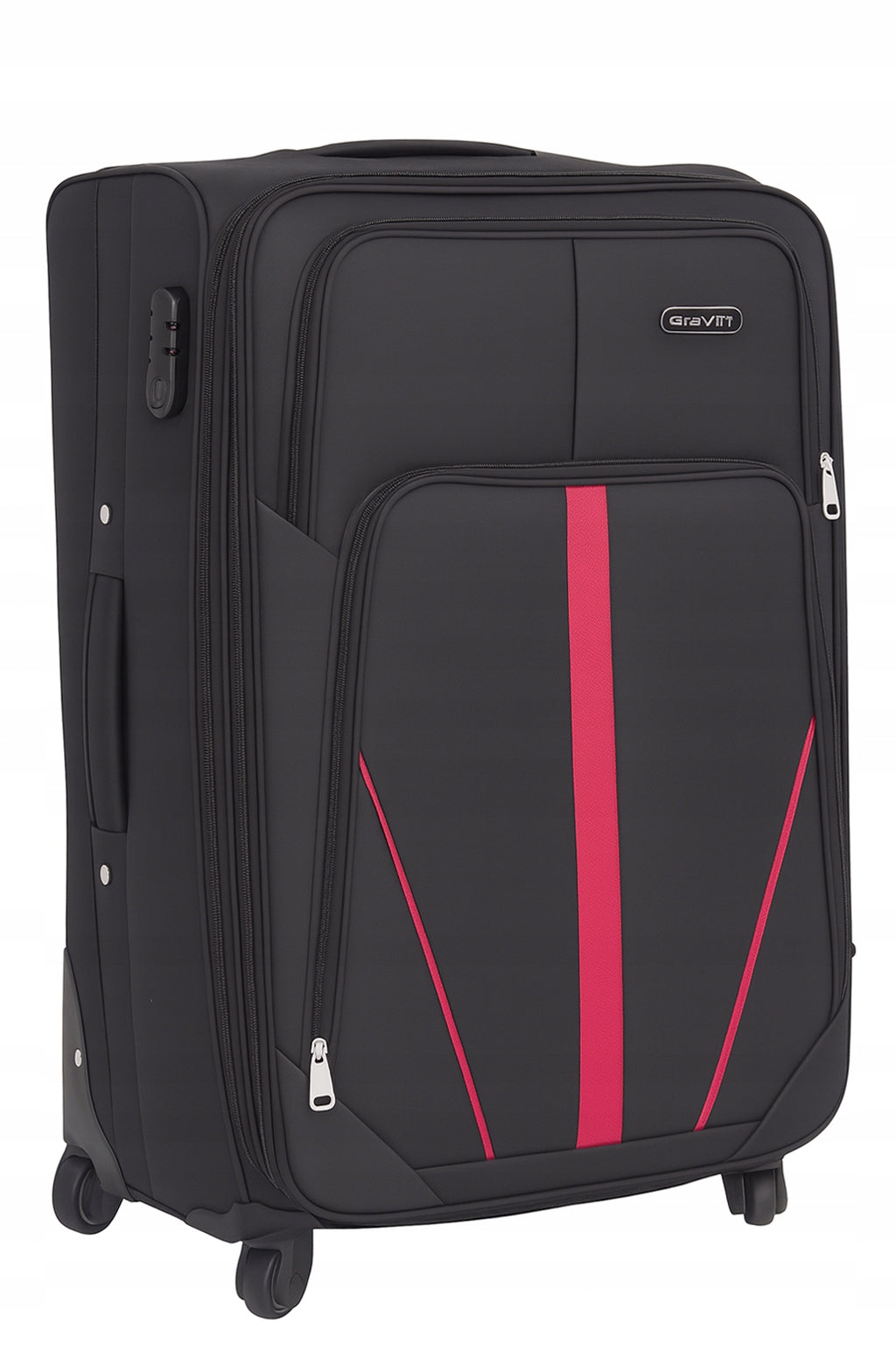 SUITCASE ON WHEELS LUGGAGE MEDIUM XL MODEL 1702