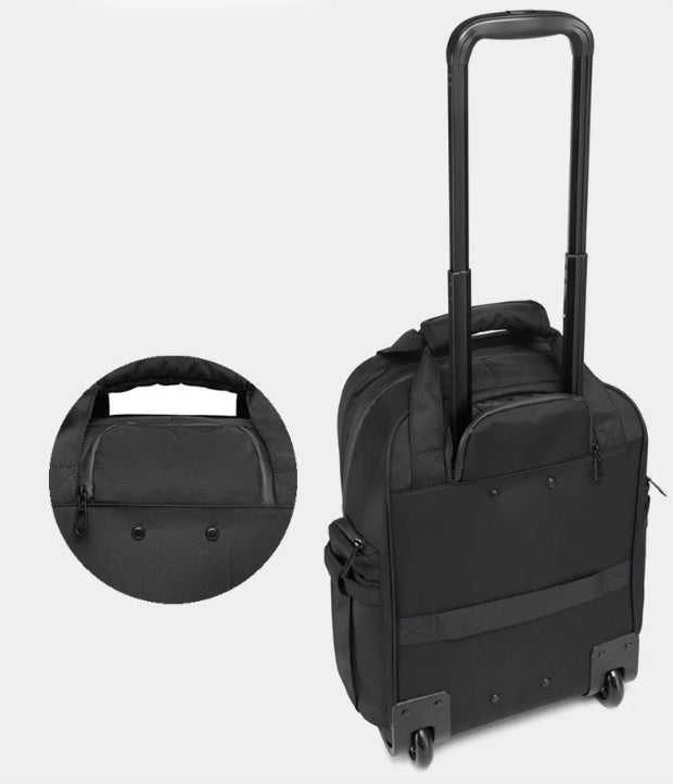 SUITCASE ON WHEELS TRAVEL CABIN PILOT FOR LAPTOP 17 HAND LUGGAGE Brand no brand