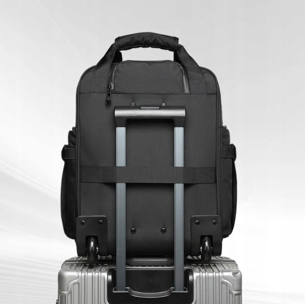 SUITCASE ON WHEELS TRAVEL CABIN PILOT FOR LAPTOP 17 HAND LUGGAGE Model WALIZKA, TORBA PODRÓŻNA