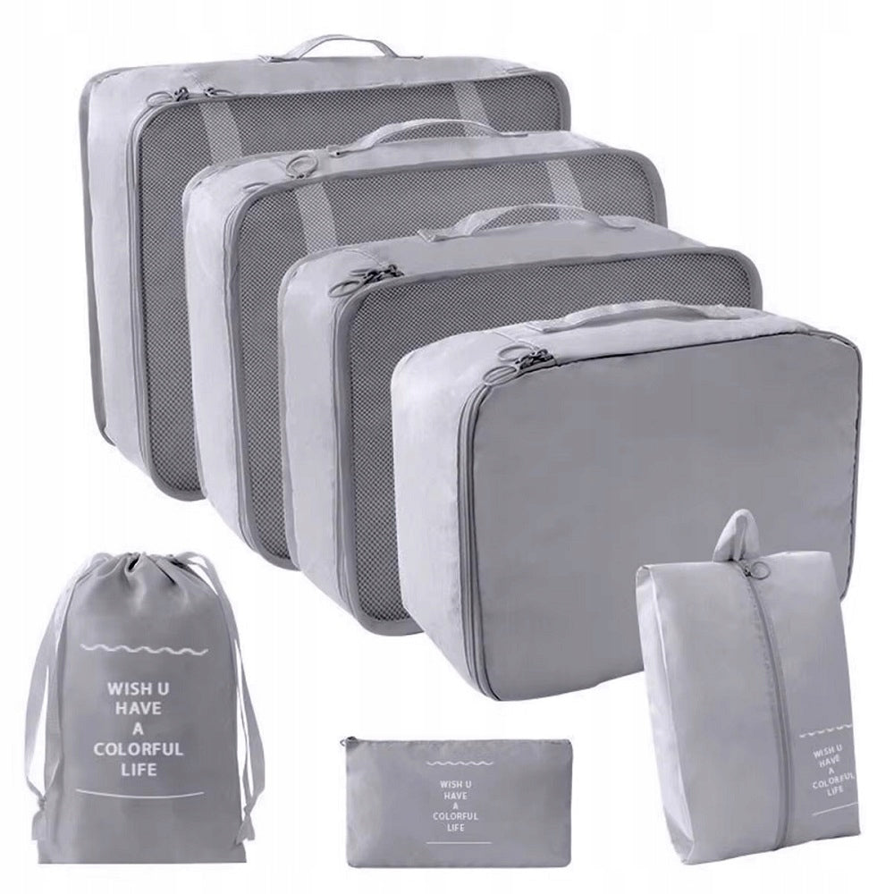 SUITCASE ORGANIZER 7in1 TRAVEL SET FOR CLOTHES SHOES FOR WARDROBE SET