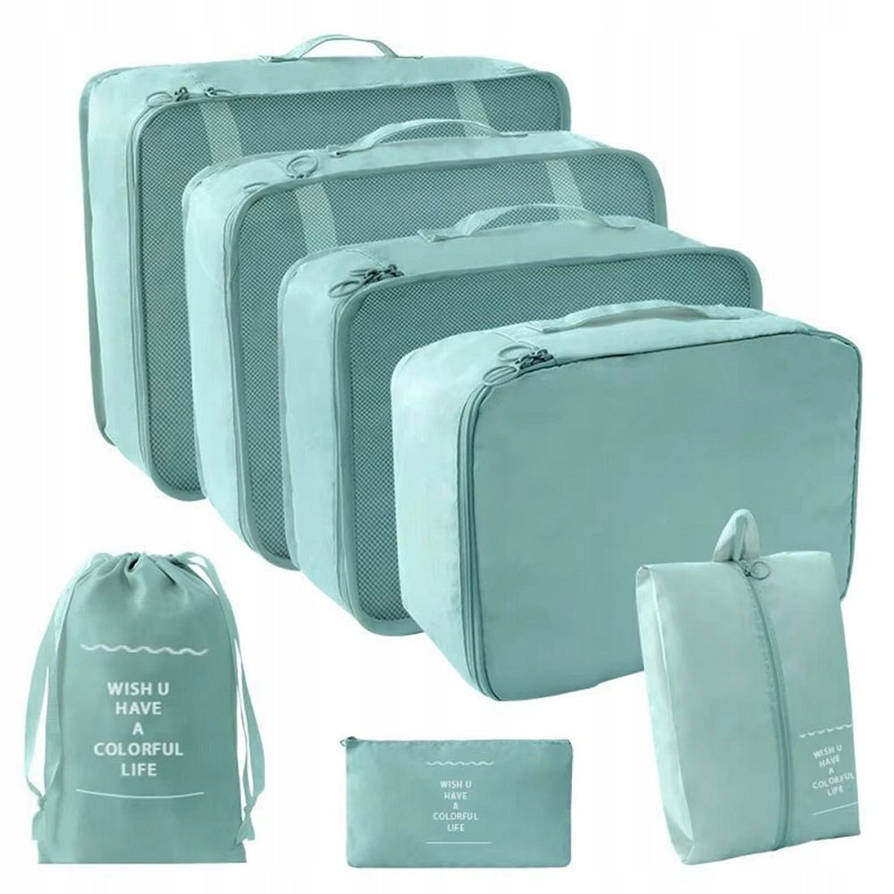 SUITCASE ORGANIZER 7in1 TRAVEL SET FOR CLOTHES SHOES FOR WARDROBE SET