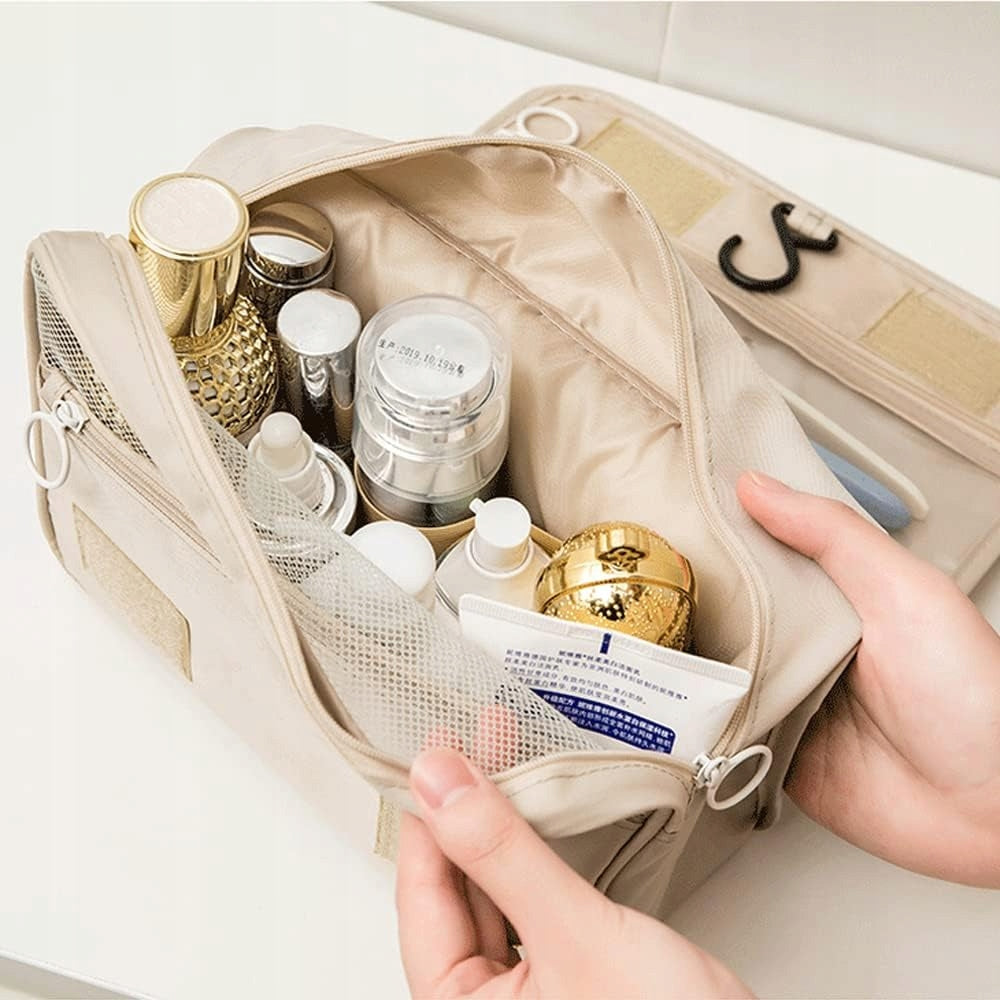 SUITCASE ORGANIZER 8 PIECES TRAVEL CUBES BEIGE Packaging status original