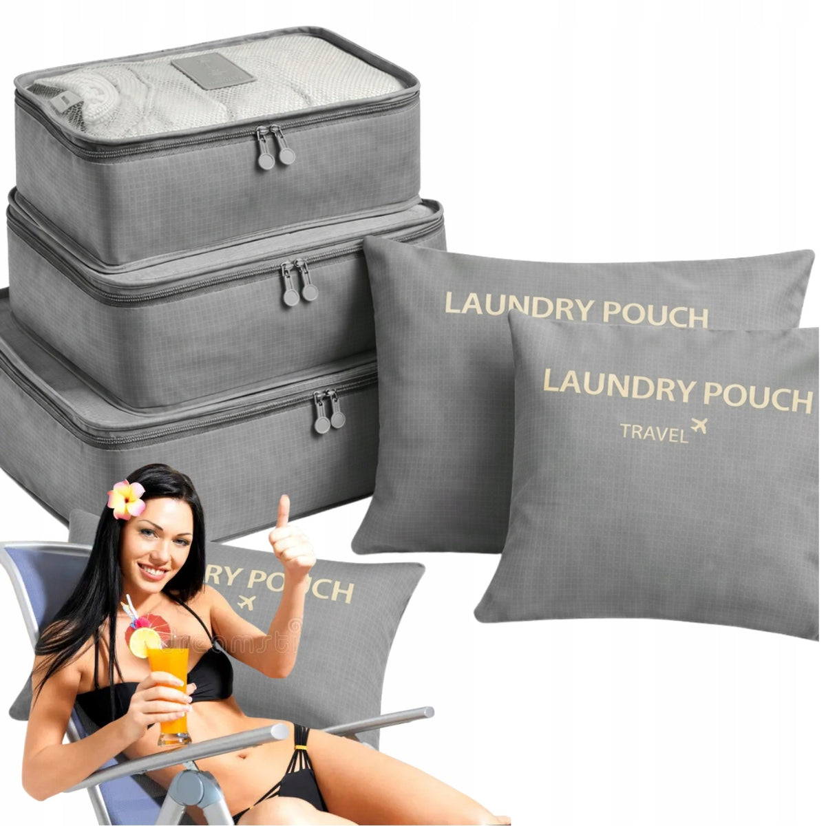 SUITCASE ORGANIZER SET TRAVEL ORGANIZERS 6pcs