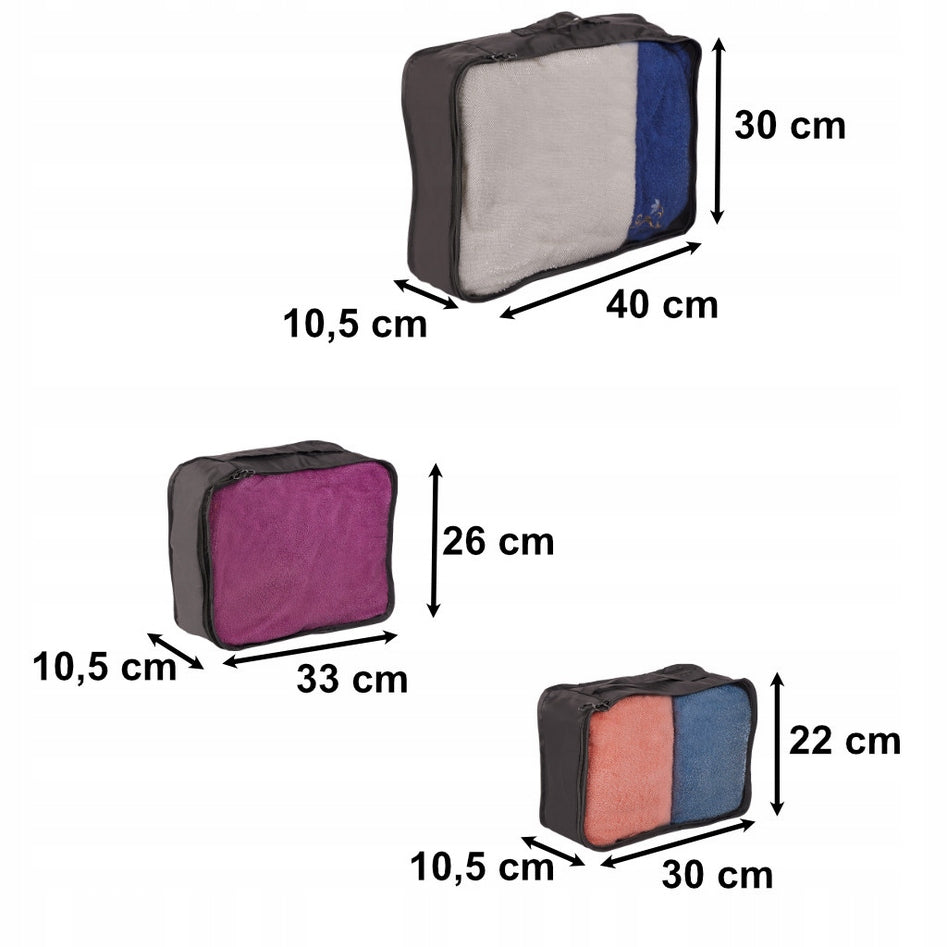 SUITCASE ORGANIZERS TRAVEL SET 7 PIECES AKCESORIA FOR STORAGE Manufacturer code 5903039751453