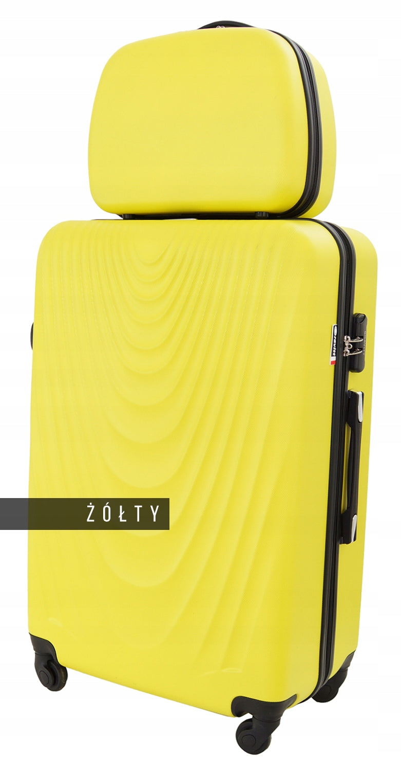 SUITCASE SET MEDIUM+BAG LUGGAGE AIRPLANE 1051 Depth (shorter edge) 24 cm