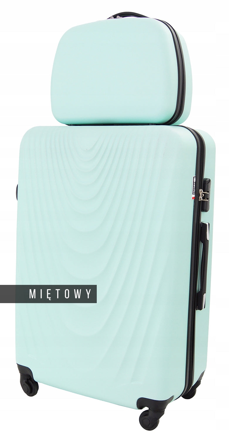 SUITCASE SET MEDIUM+BAG LUGGAGE AIRPLANE 1051 Manufacturer code 1051SK