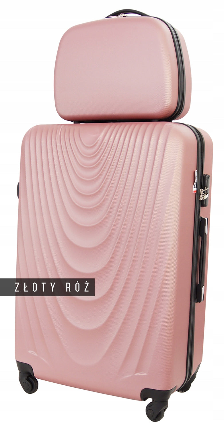 SUITCASE SET MEDIUM+BAG LUGGAGE AIRPLANE 1051 Width (longer edge) 41 cm