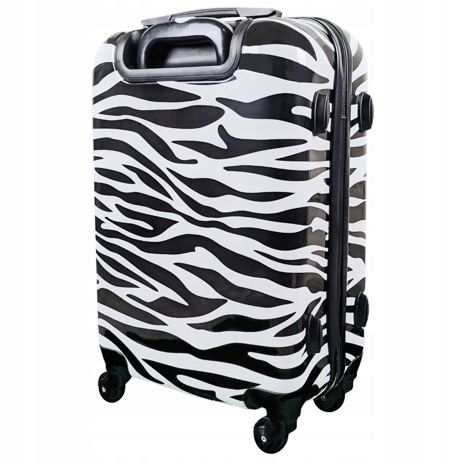 SUITCASE SMALL TRAVEL WHEELS BAG ROOMY CARRY-ON LUGGAGE PREMIUM 55X40X20 Model SMILE