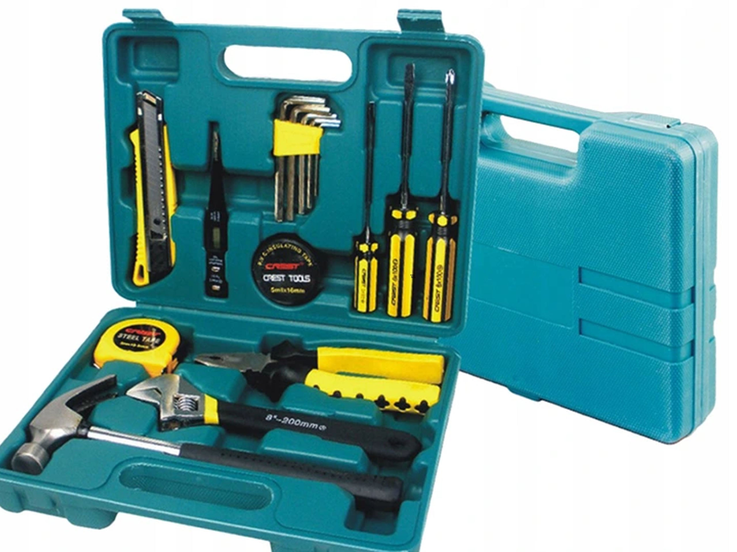 SUITCASE Tool set screwdrivers wallpaper hammer scoop ticks 16 el. Manufacturer code 15794