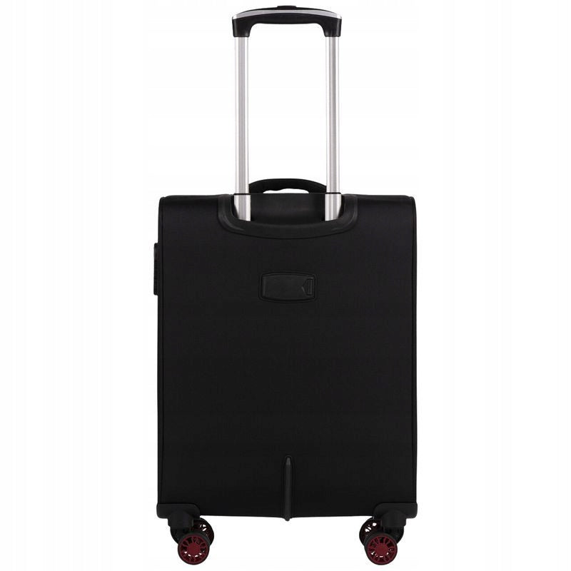 SUITCASE WINGS CABIN DIPPER SOFT EXPANDABLE 20" 42L BLACK Brand Wings