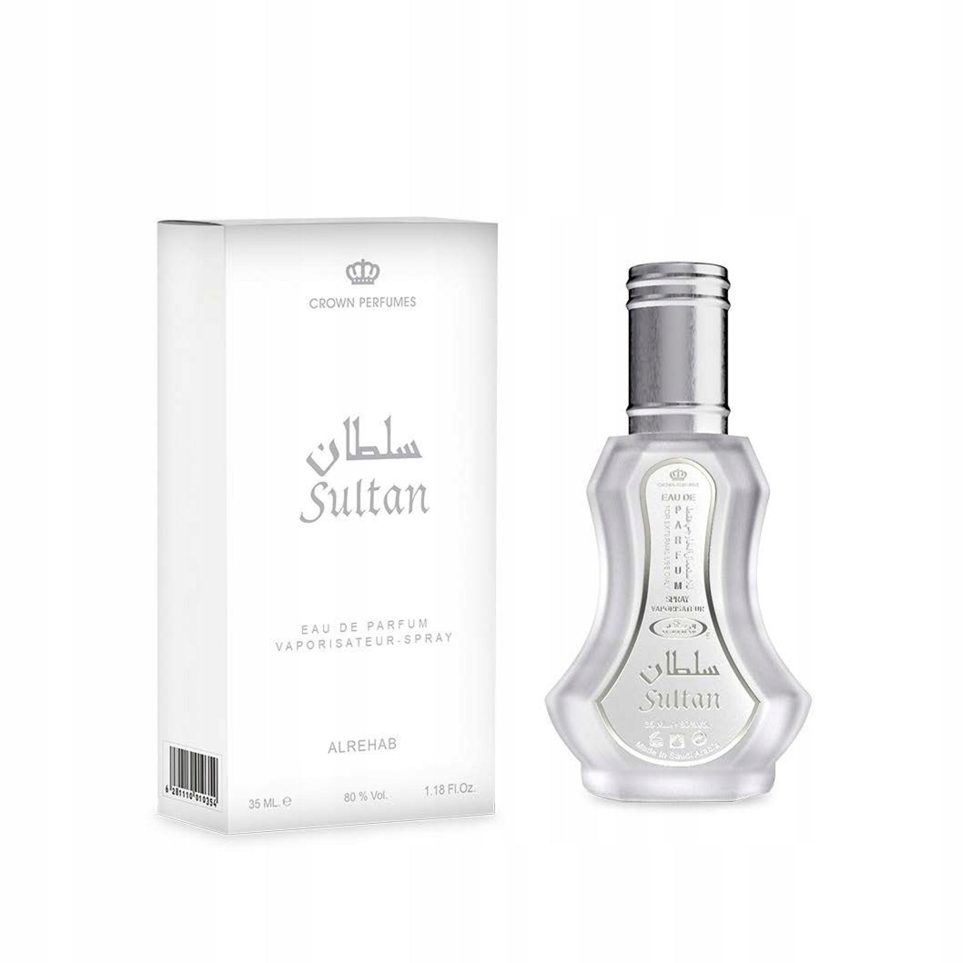 SULTAN ARABIC PERFUME MEN'S WOODY CITRUS ORIENT 35 ml AL REHAB EDP Packaging status original