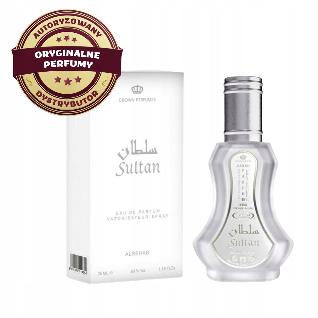 SULTAN ARABIC PERFUME MEN'S WOODY CITRUS ORIENT 35 ml AL REHAB EDP