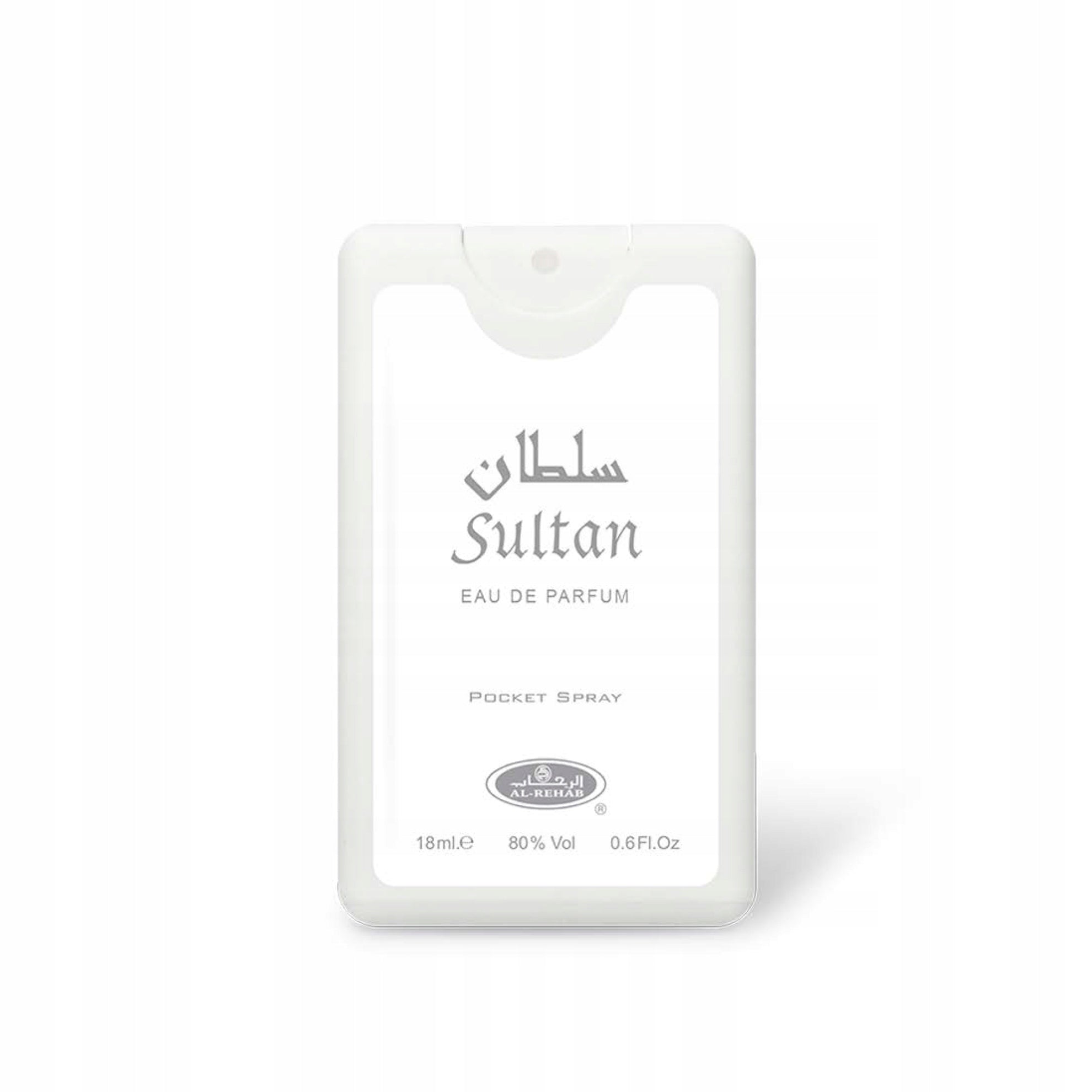 SULTAN Perfumed Water For Him Pocket Spray EDP 18 ml Al Rehab EAN (GTIN) 5906468403962