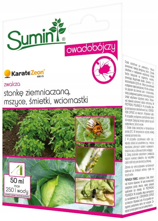 SUMIN KARATE ZEON 050 CS Insecticide for STONKA APHIDS GARBAGE 50 ml