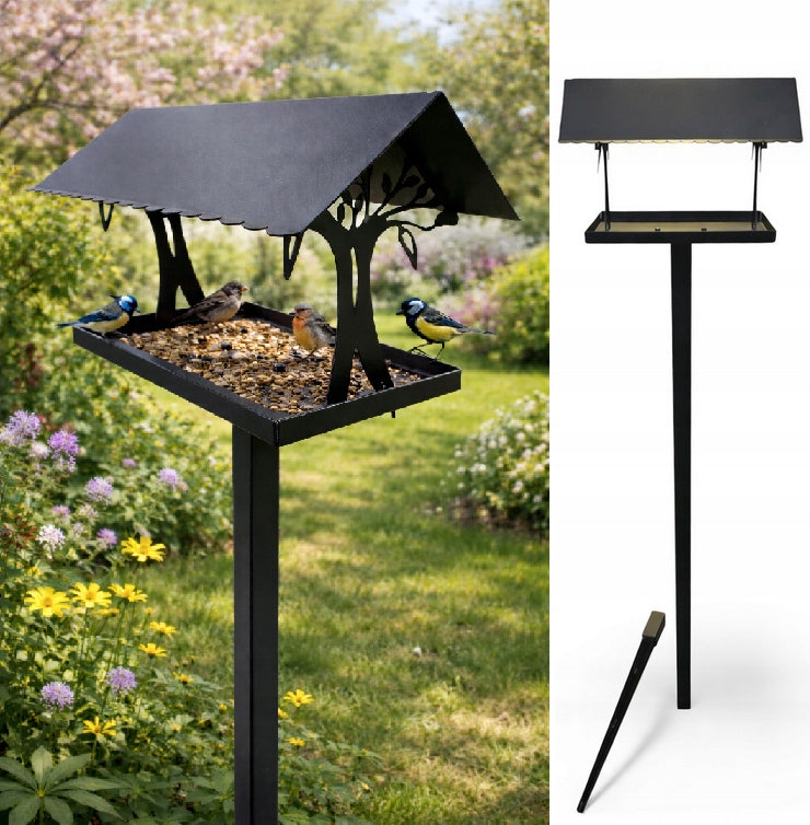 SUMMER GARDEN DECORATIVE FEEDER ATTRACTS BIRDS TO THE GARDEN 145 CM WITH ANCHOR