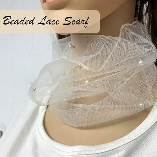 SUMMER LACE SCARF BREATHABLE BEADED FOR WOMAN GIFT Manufacturer code Bez marki