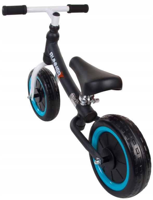 SUN BABY BIKE BALANCE BIKE RUNNER X FULL WHEELS Color black pink