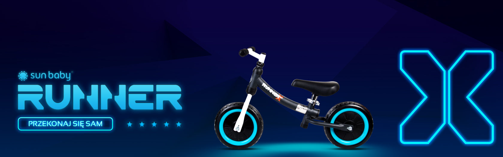 SUN BABY BIKE BALANCE BIKE RUNNER X FULL WHEELS Frame steel