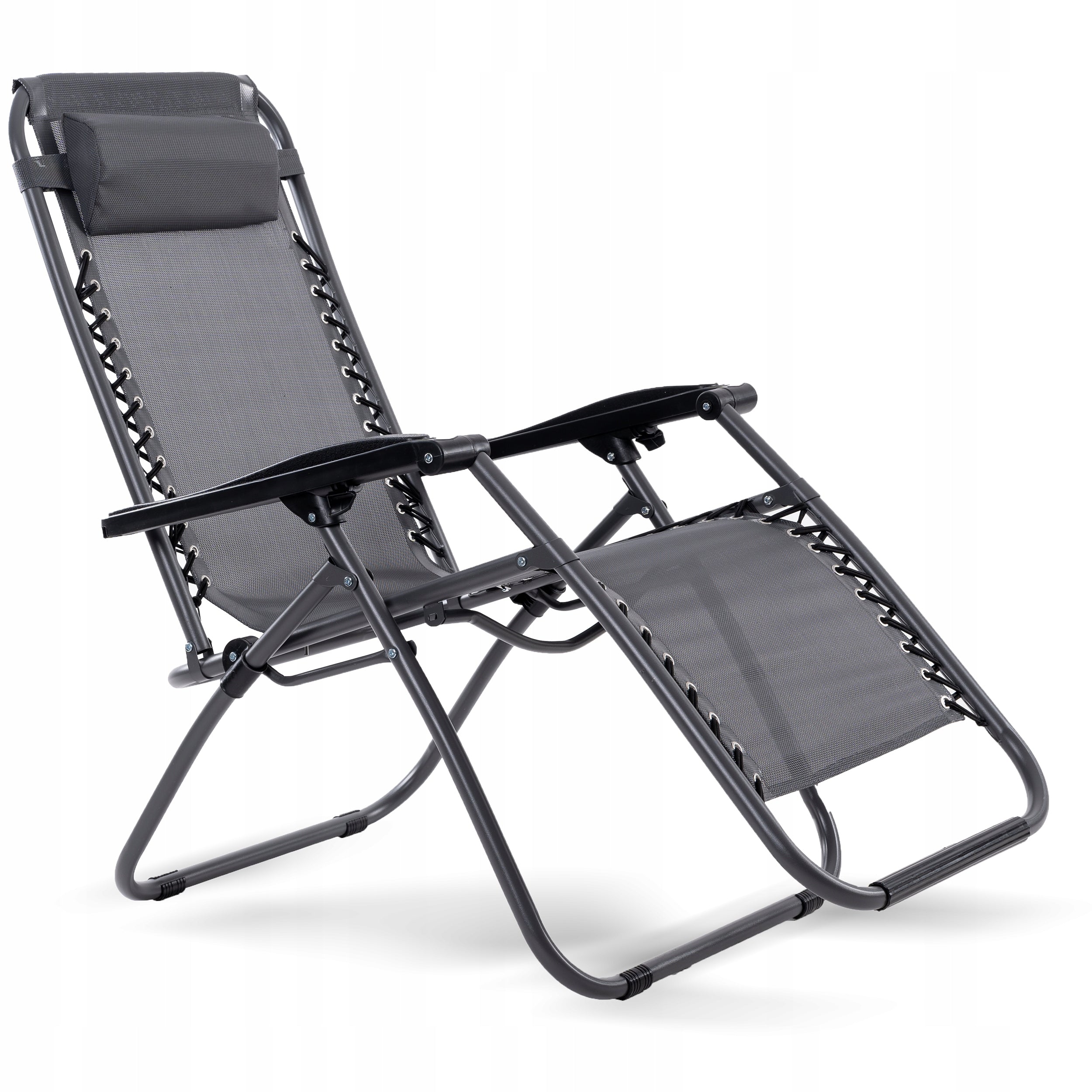 SUN LOUNGER 2PCS BEACH FOLDING GRAVITY GARDEN CHAIR Model Zero Gravity