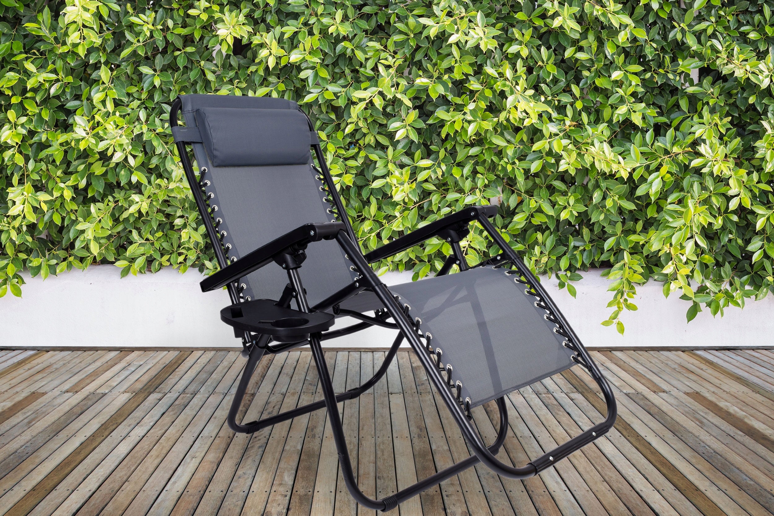 SUN LOUNGER BEACH CHAIR FOLDING ZERO GRAVITY FOR SWIMMING POOL TERRACE BALCONY Frame material metal