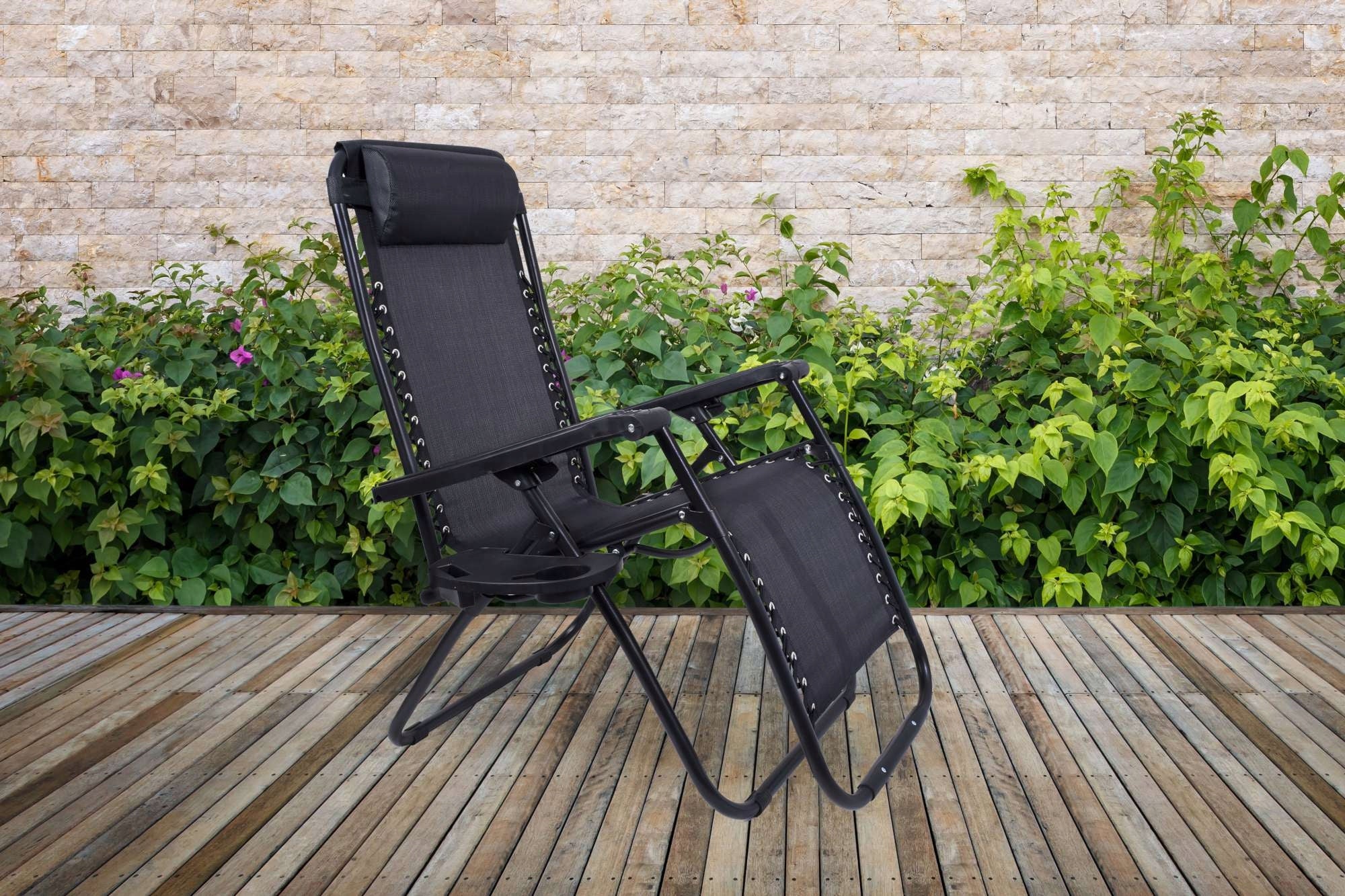 SUN LOUNGER FOLDING BEACH CHAIR ZERO GRAVITY ORION CAMPING CHAIR Frame material steel