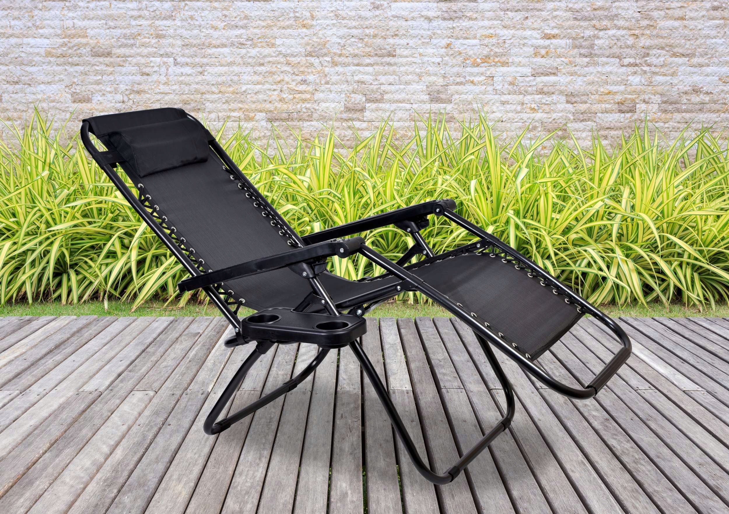SUN LOUNGER FOLDING BEACH CHAIR ZERO GRAVITY ORION CAMPING CHAIR Length (longer side) 160 cm