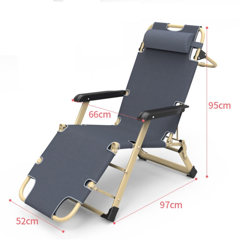 SUN LOUNGER GARDEN CHAIR HIKING BEACH CUSHION FOLDING COMFORTABLE STRONG Frame material metal