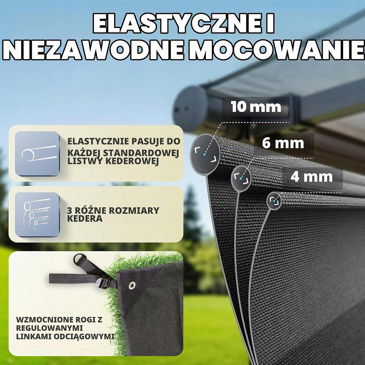 SUN SAIL RECTANGULAR WATERPROOF UV Brand IN