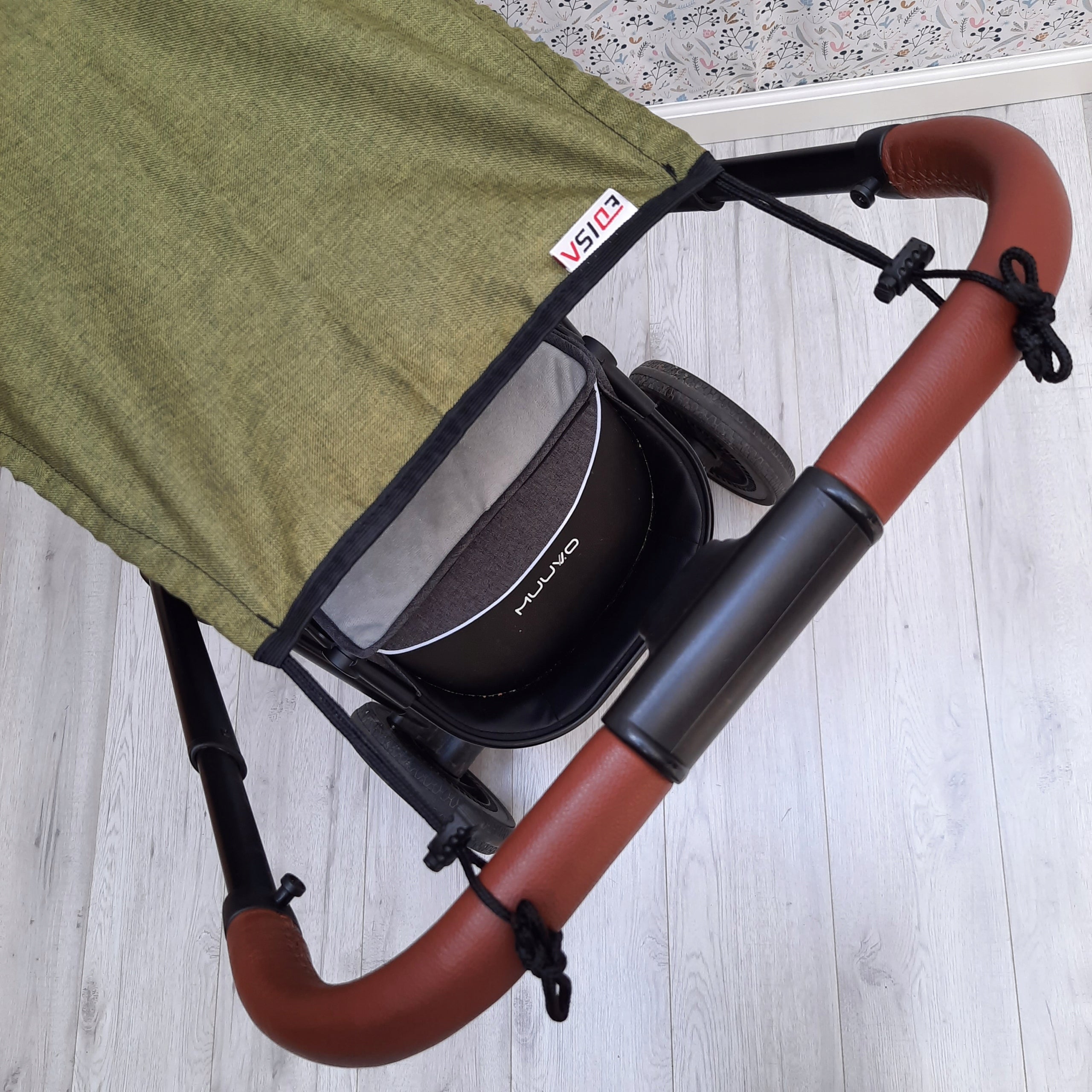 SUN VISOR FOR STROLLER UMBRELLA COVER UNIVERSAL GREEN Manufacturer code EDISA2022