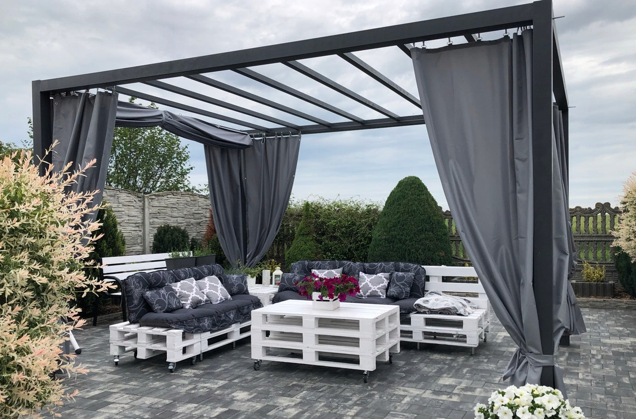 SUNGARDEN SAIL EXTENDABLE 4x3m Grey Packaging status original