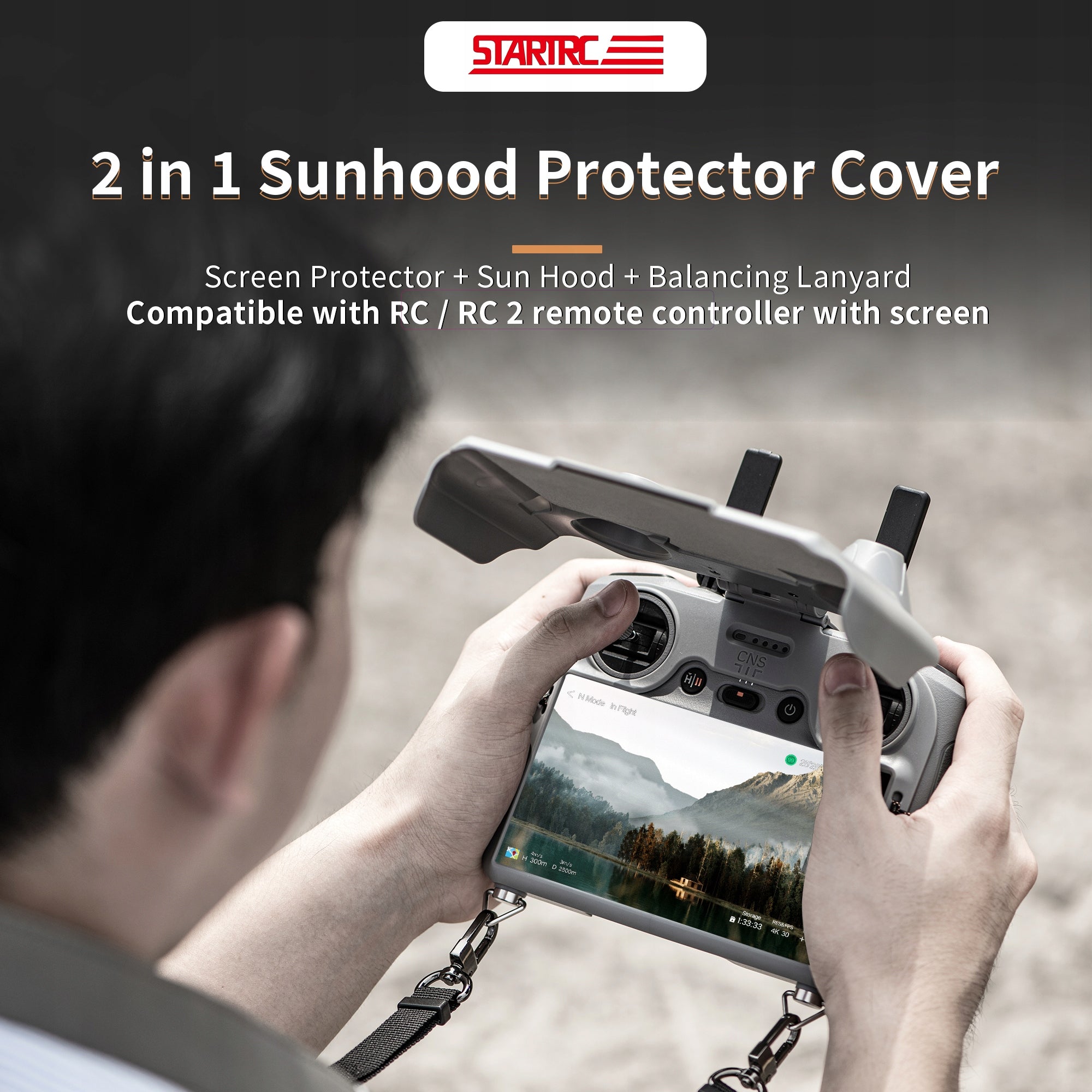 SUNSHADE PROTECTIVE COVER FOR DJI RC DRONES REMOTE CONTROL Brand STARTRC