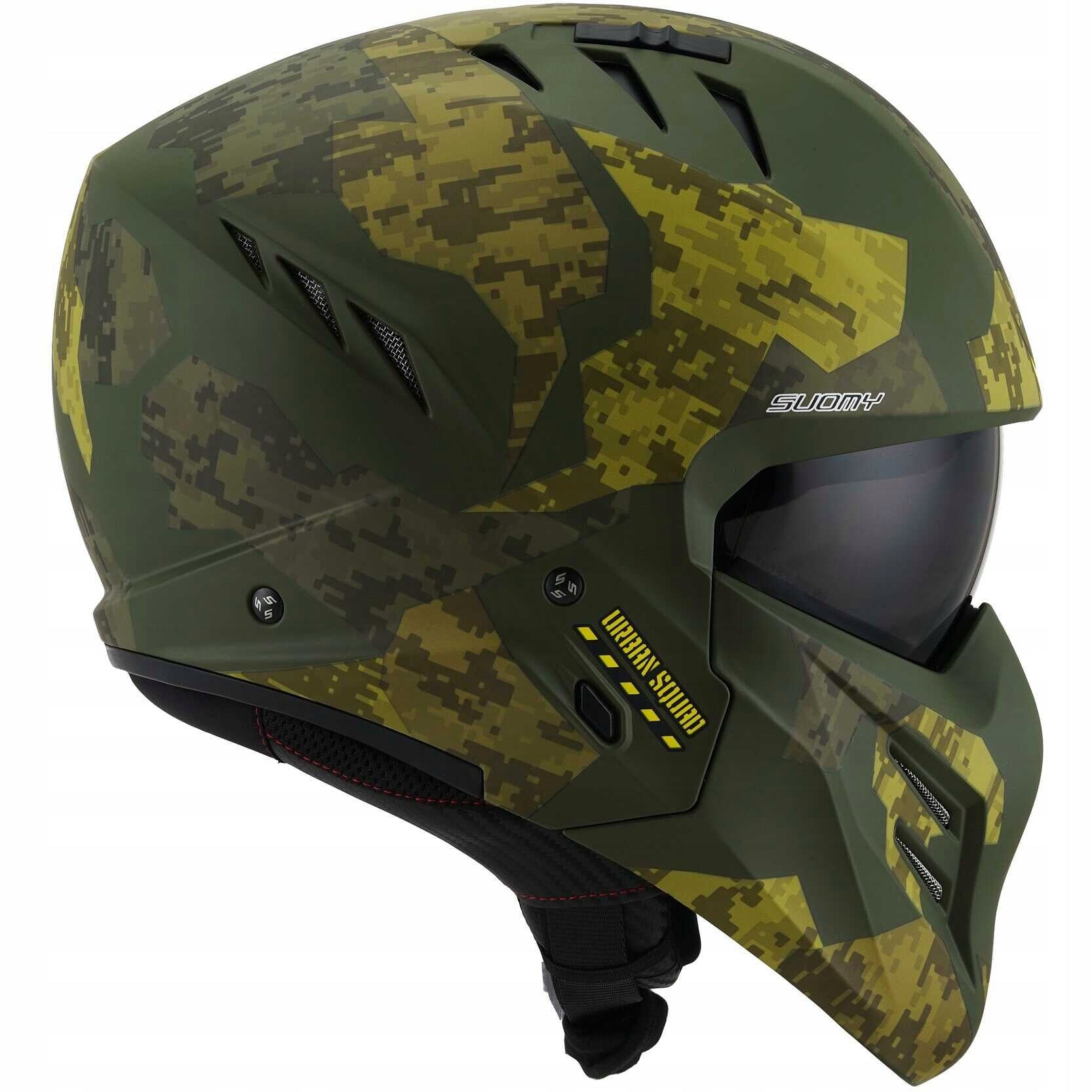 SUOMY HELMET ARMOR URBAN SQUAD CAMOUFLAGE MATT ARMY GREEN SIZE S K6AM0005