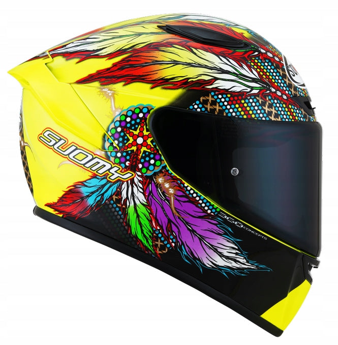SUOMY HELMET TRACK-1 CHIEFTAIN MULTI YELLOW M EAN (GTIN) 8020838354245