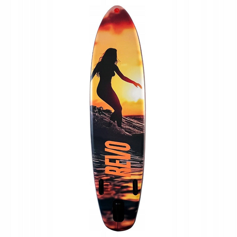 SUP BOARD FOR SWIMMING STAND UP PADDLE PUMPED 320CM SET + SEAT Brand Revo