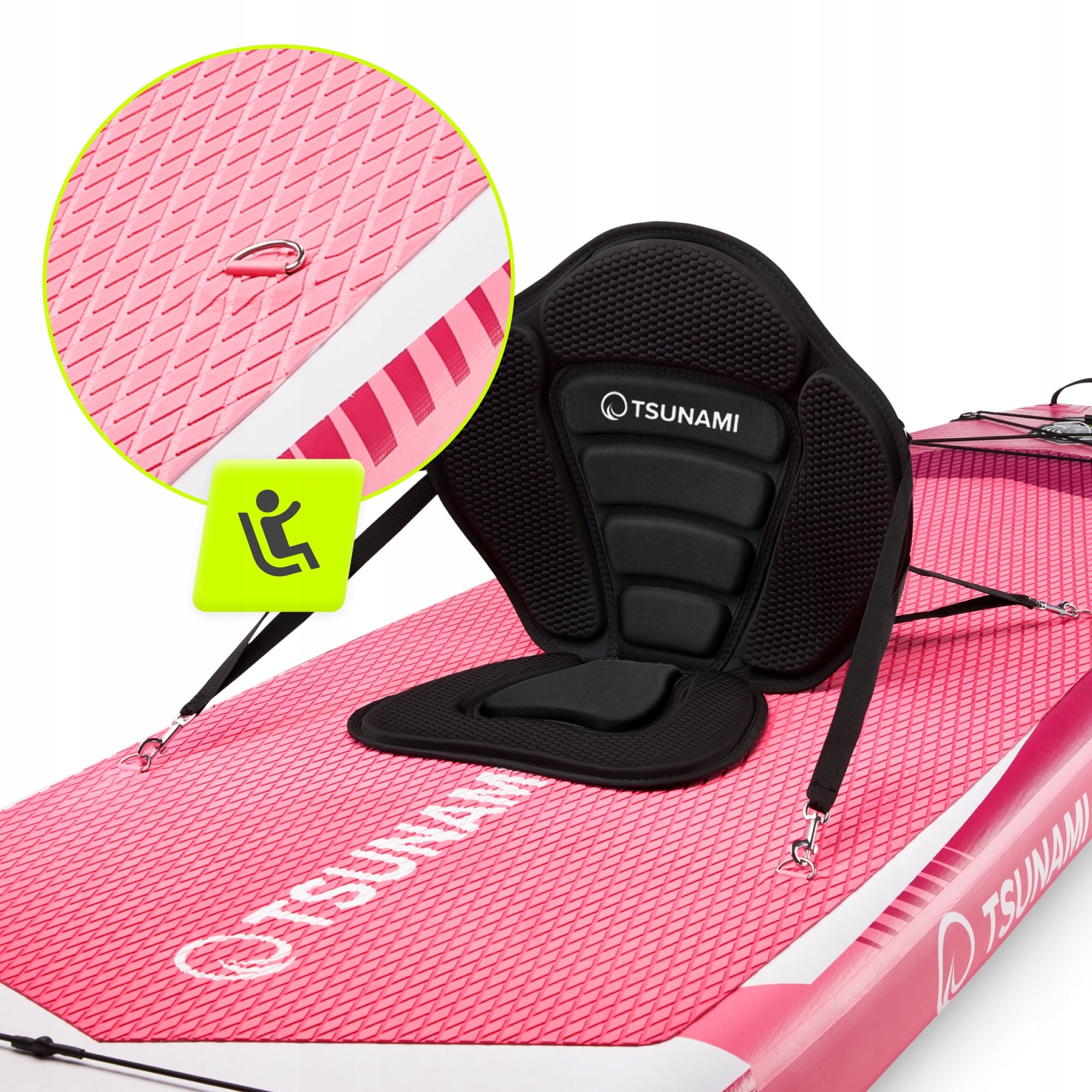 SUP BOARD INFLATABLE FOR SWIMMING PUMPED ACCESSORIES BACKPACK TSUNAMI 350cm T10 Kind SUP board