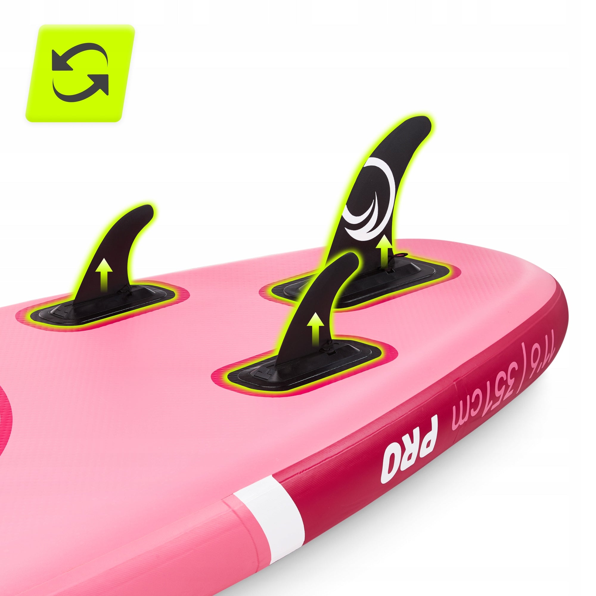 SUP BOARD INFLATABLE FOR SWIMMING PUMPED ACCESSORIES BACKPACK TSUNAMI 350cm T10 Model DESKA TSUNAMI SUP PRO T10