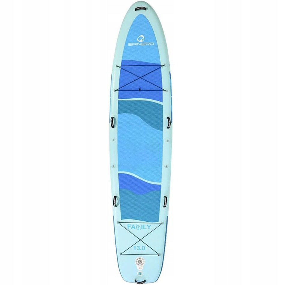 SUP BOARD pumped SPINERA large family FAMILY 13' 397 cm TWO PADDLES Packaging status original