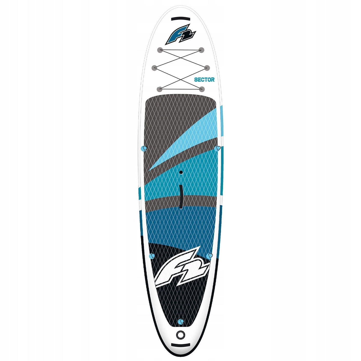 SUP BOARD pumped with paddle F2 paddle board SECTOR 12'2 372 cm Brand F2