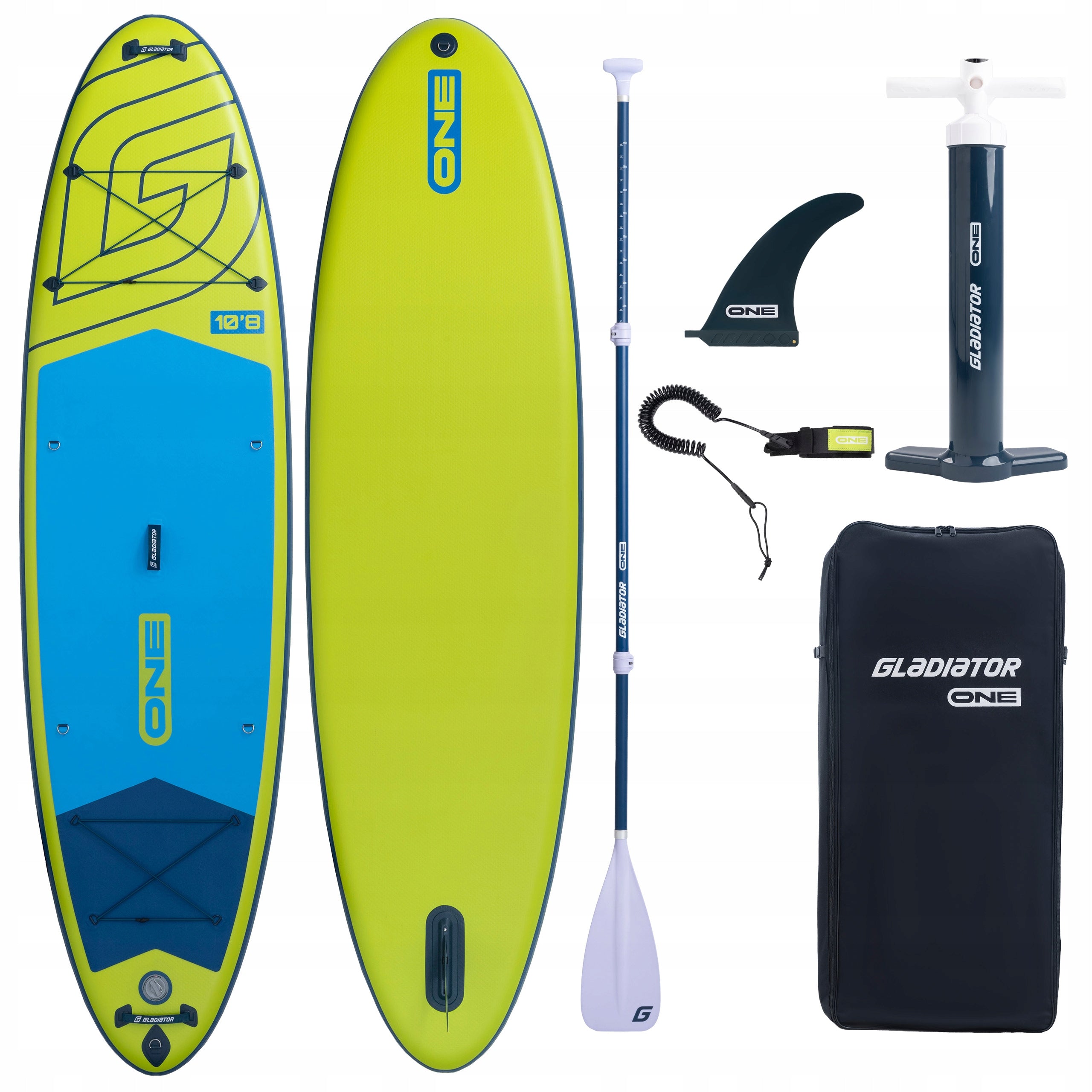 SUP Board Pumped Gladiator ONE 10'8 Allround LIME 2026
