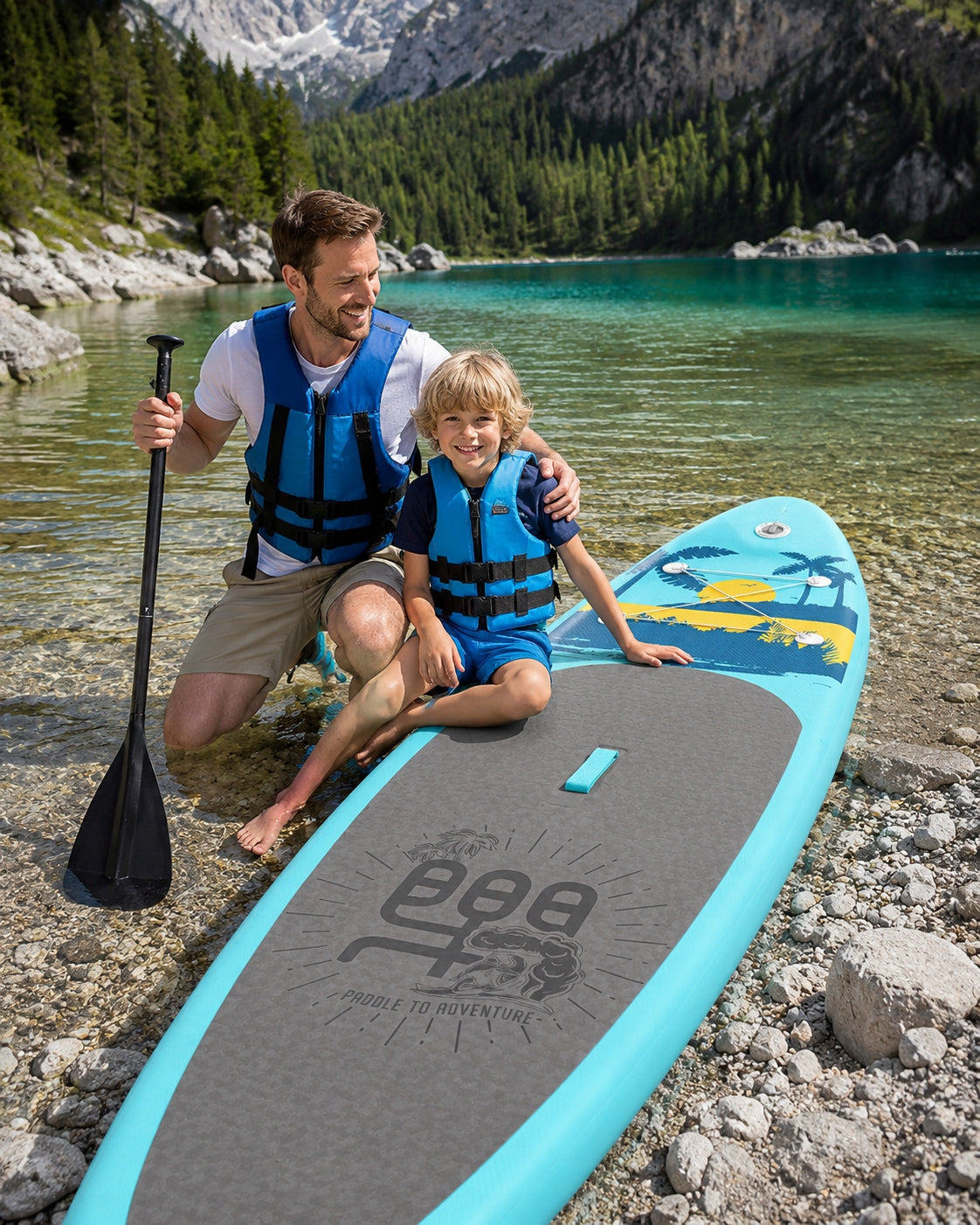 SUP Board Pumped for Swimming STAND UP PADDLE BOARD Set 335cm 180kg PL Kind SUP board
