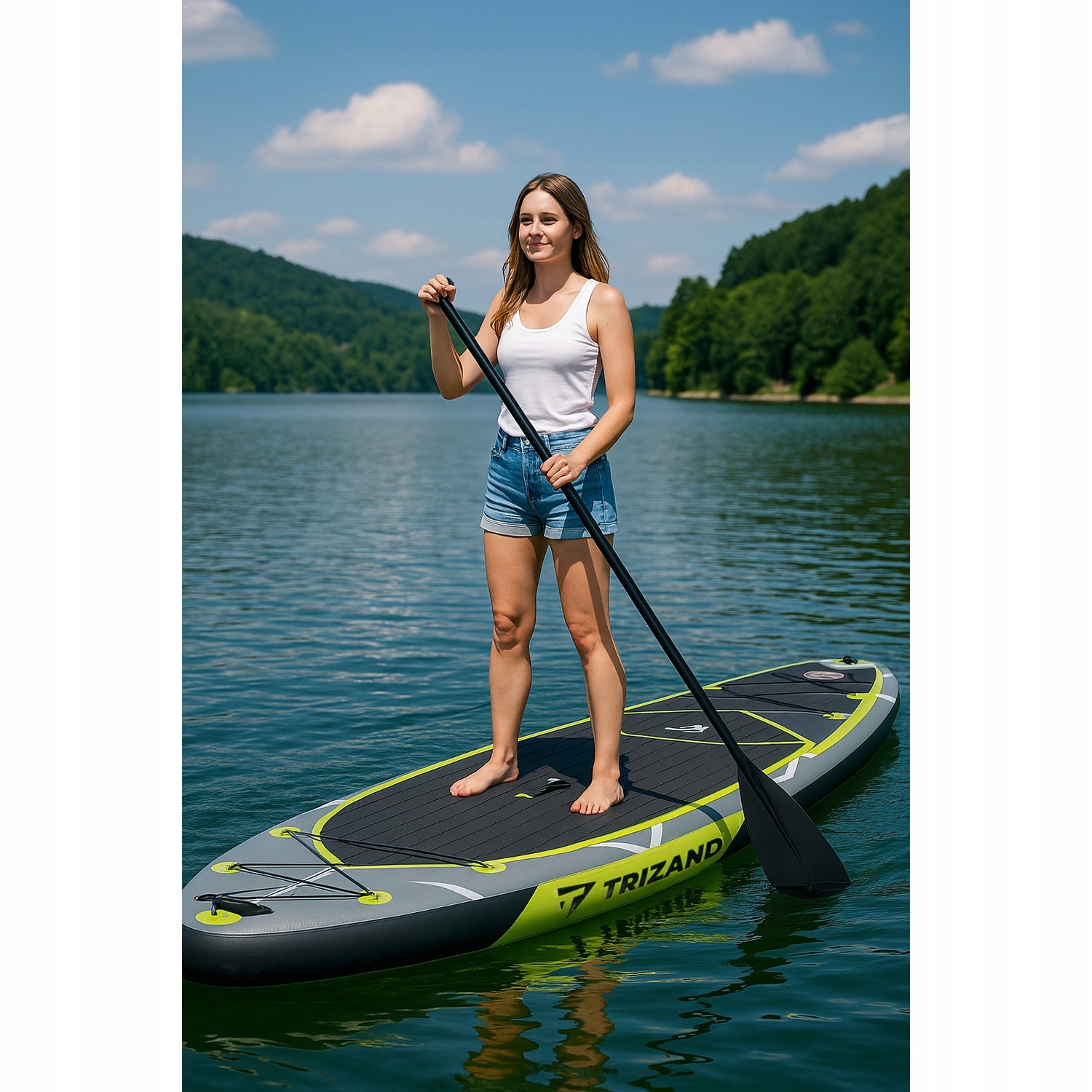 SUP Board for Swimming 335cm Pumped with Paddle Seat Backpack + Freebies Product weight with unit packaging 17.14 kg