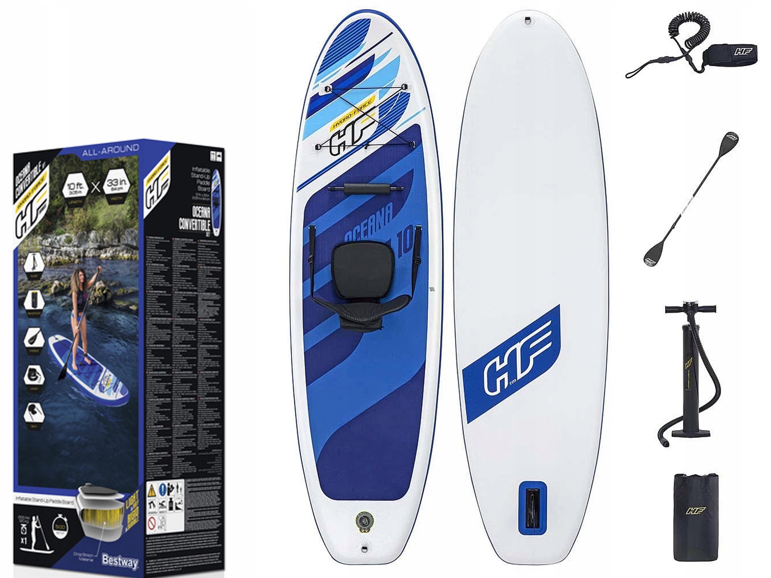 Aufblasbares Paddel Bestway Hydro Force Oceana Convertible, 305 cm 