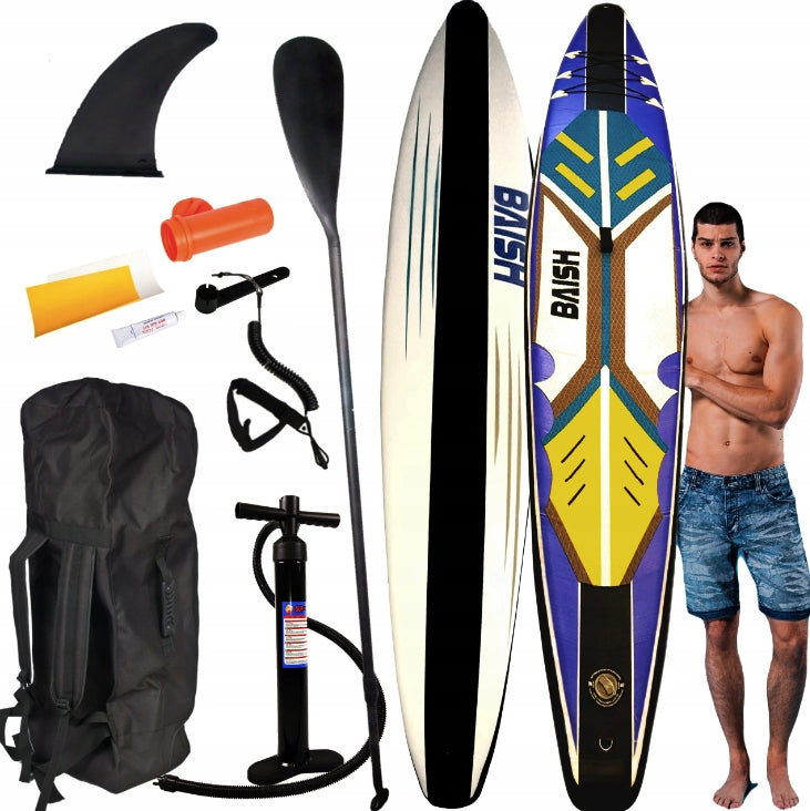 SUP PADDLE BOARD 420 cm PUMPED FOR SWIMMING AKCESORIA