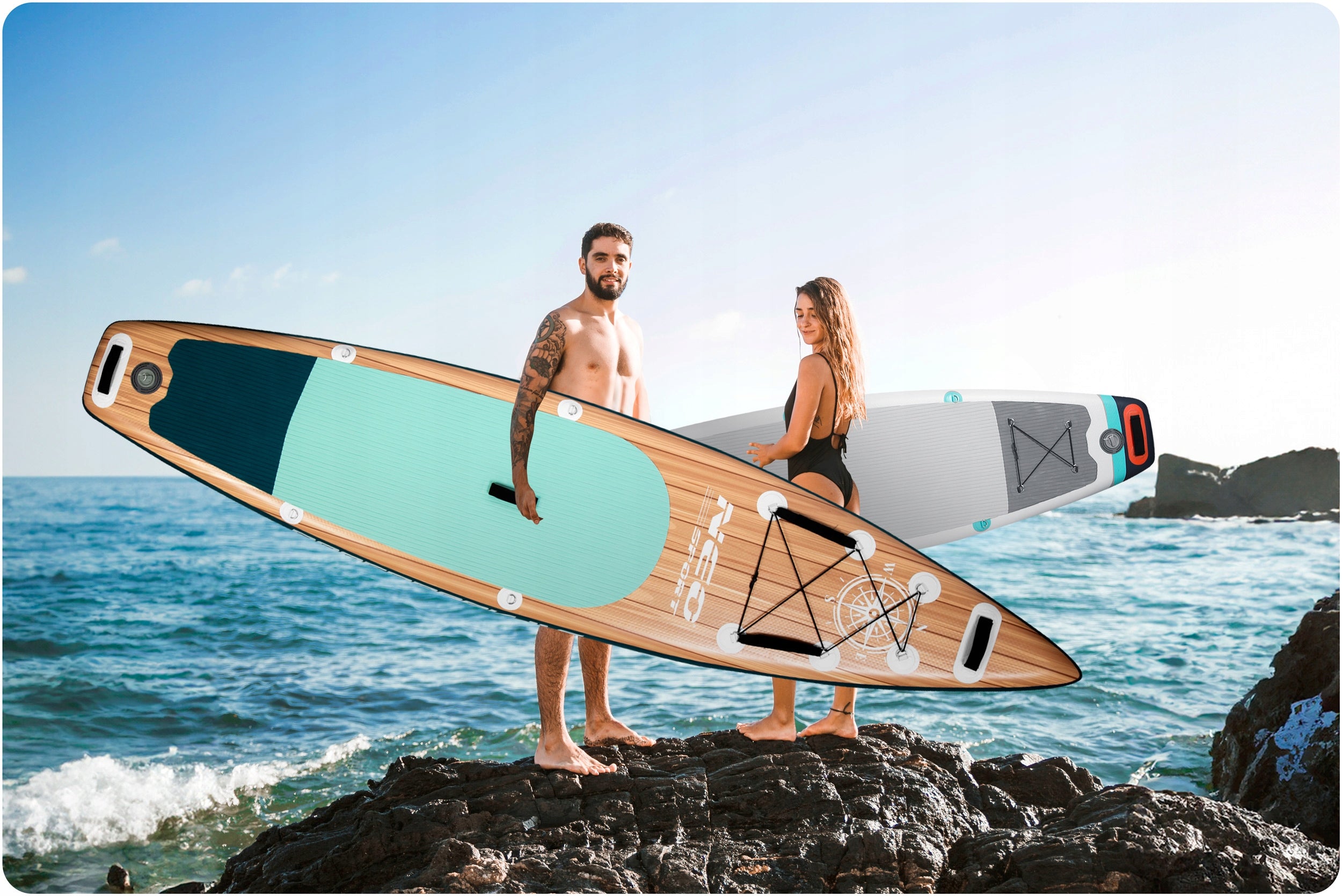 SUP Reefbreak Board 350 x 81 x 15 cm Neo-Sport 170304 Kind SUP board