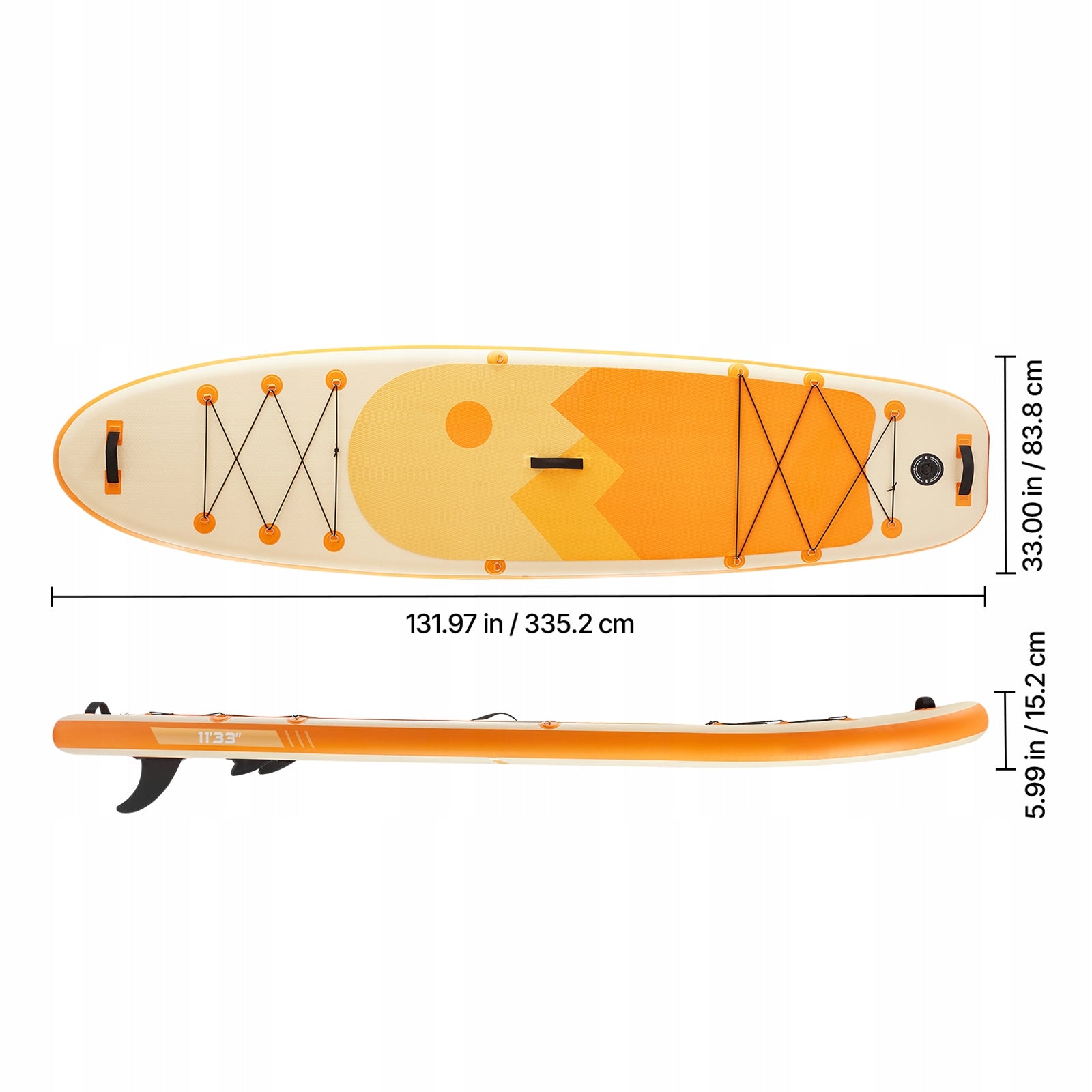 SUP board 335cm paddle board for teenagers and adults 335,2x83,8x15,2cm Manufacturer code CQJBPTK11FT