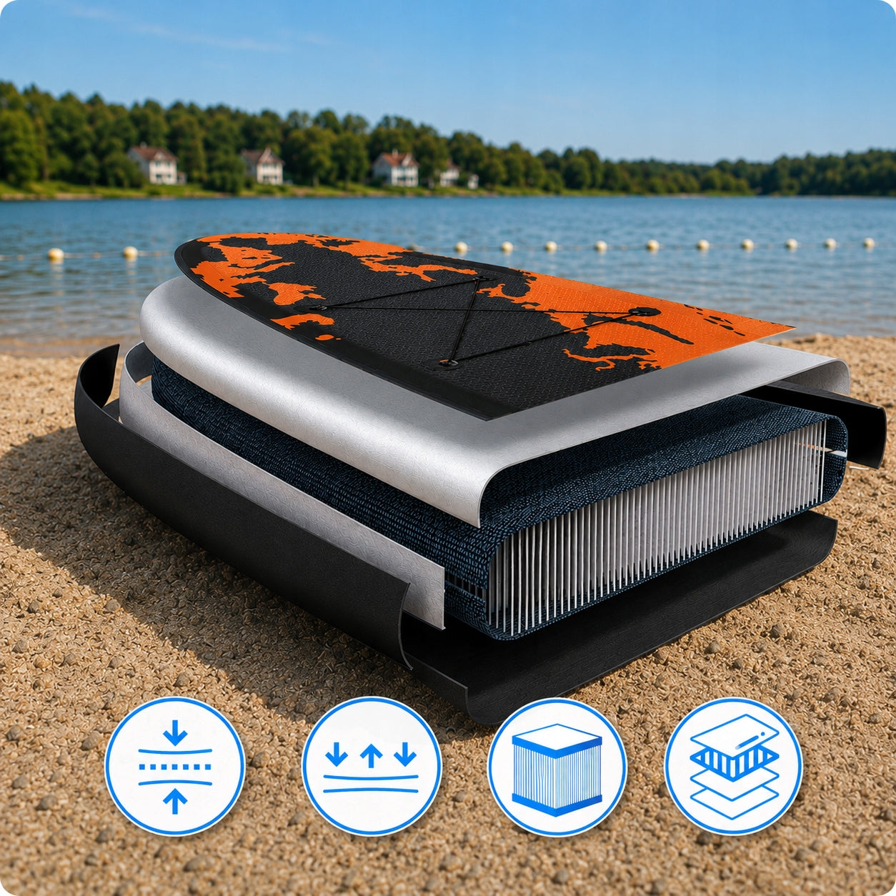 SUP board 365CM stand up paddle board with seat Thunder board Gender not applicable