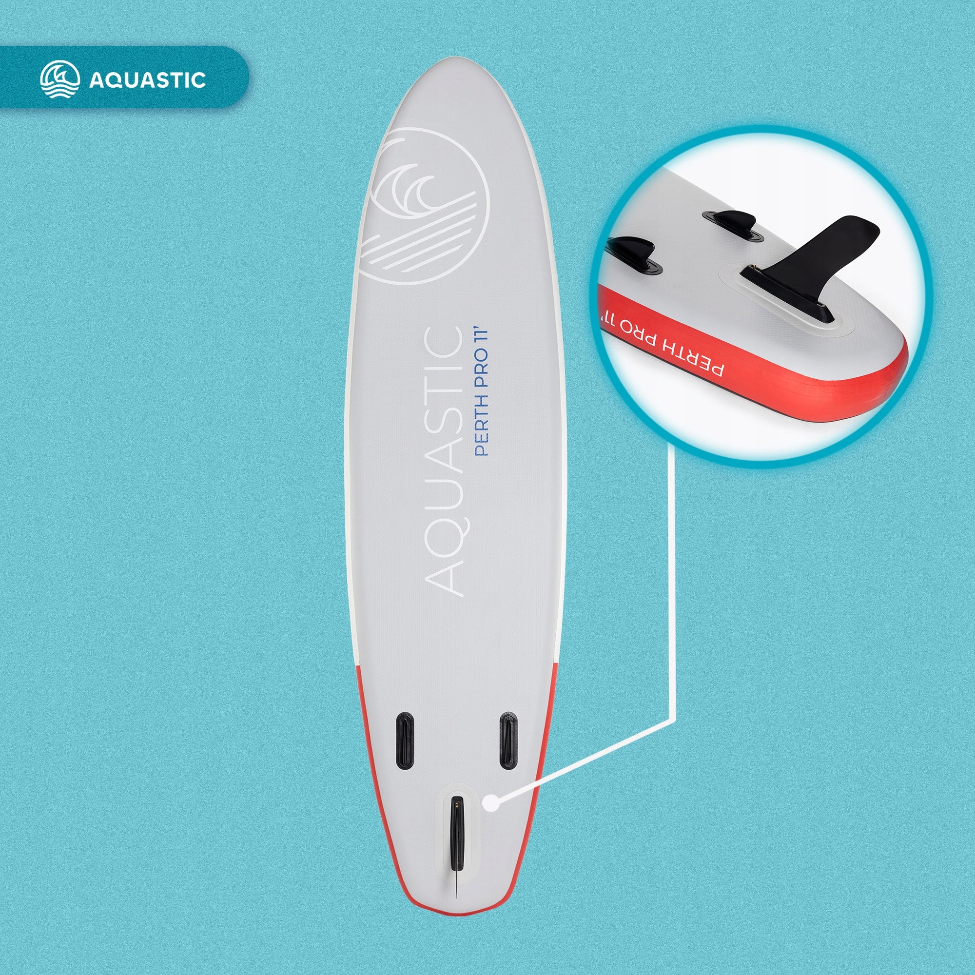 SUP board AQUASTIC Perth Pro 11' allround blue 335 cm NON-SLIP Product weight with unit packaging 10.5 kg