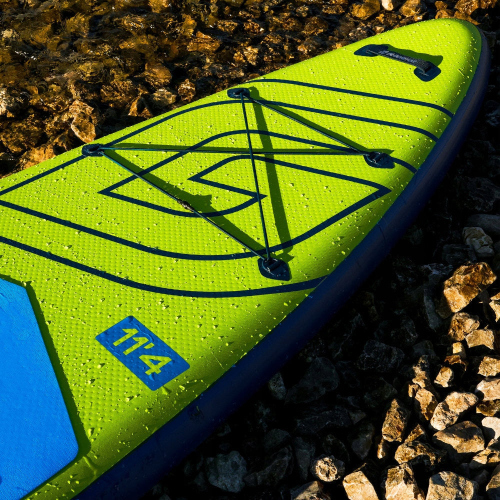 SUP board Gladiator One 11'4 Lime pumped versatile economical Model ONE 11.4 LIME