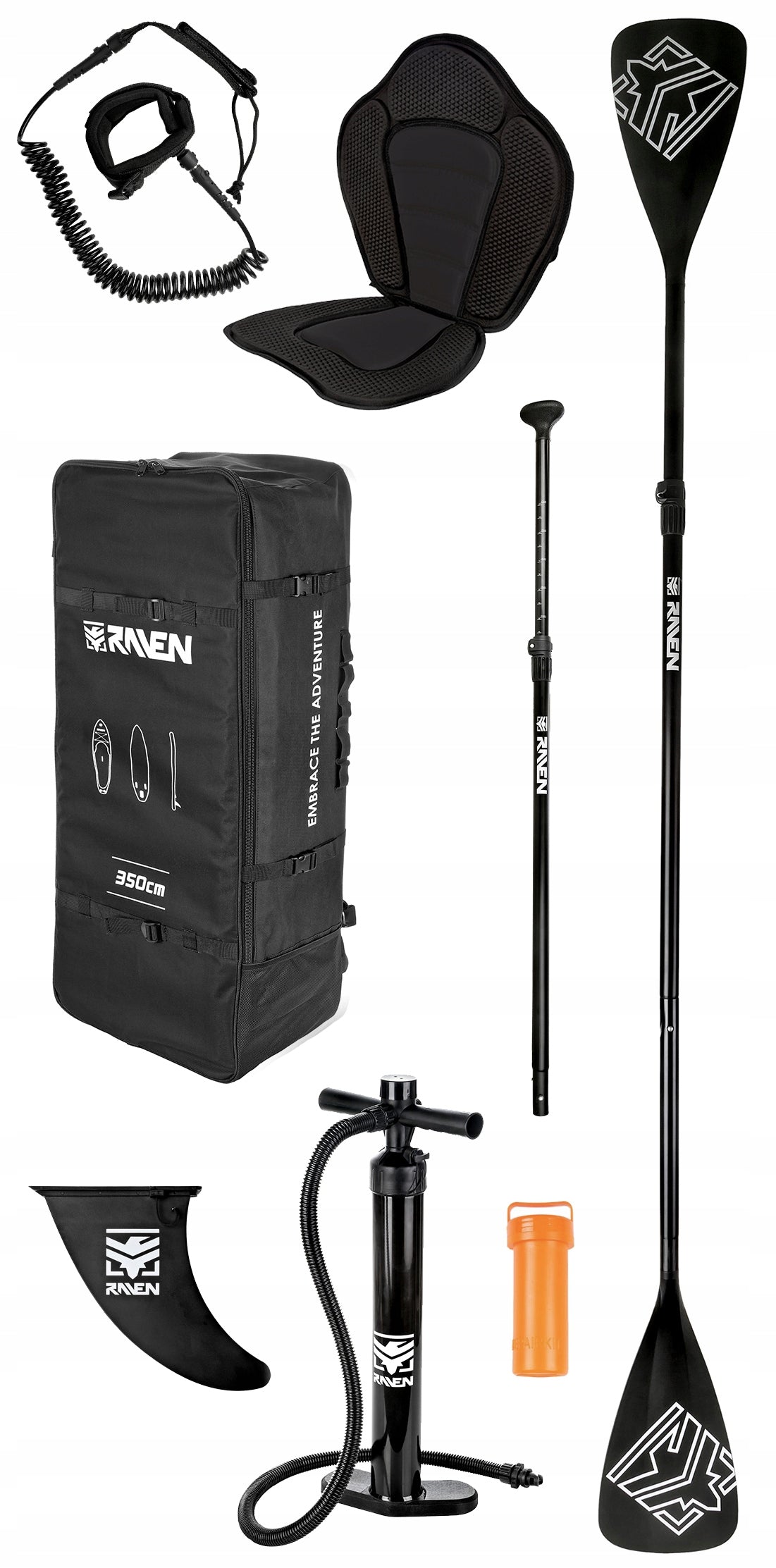 SUP board RAVEN WaveCruiser 350cm with kayak seat and GoPro mount Brand Raven